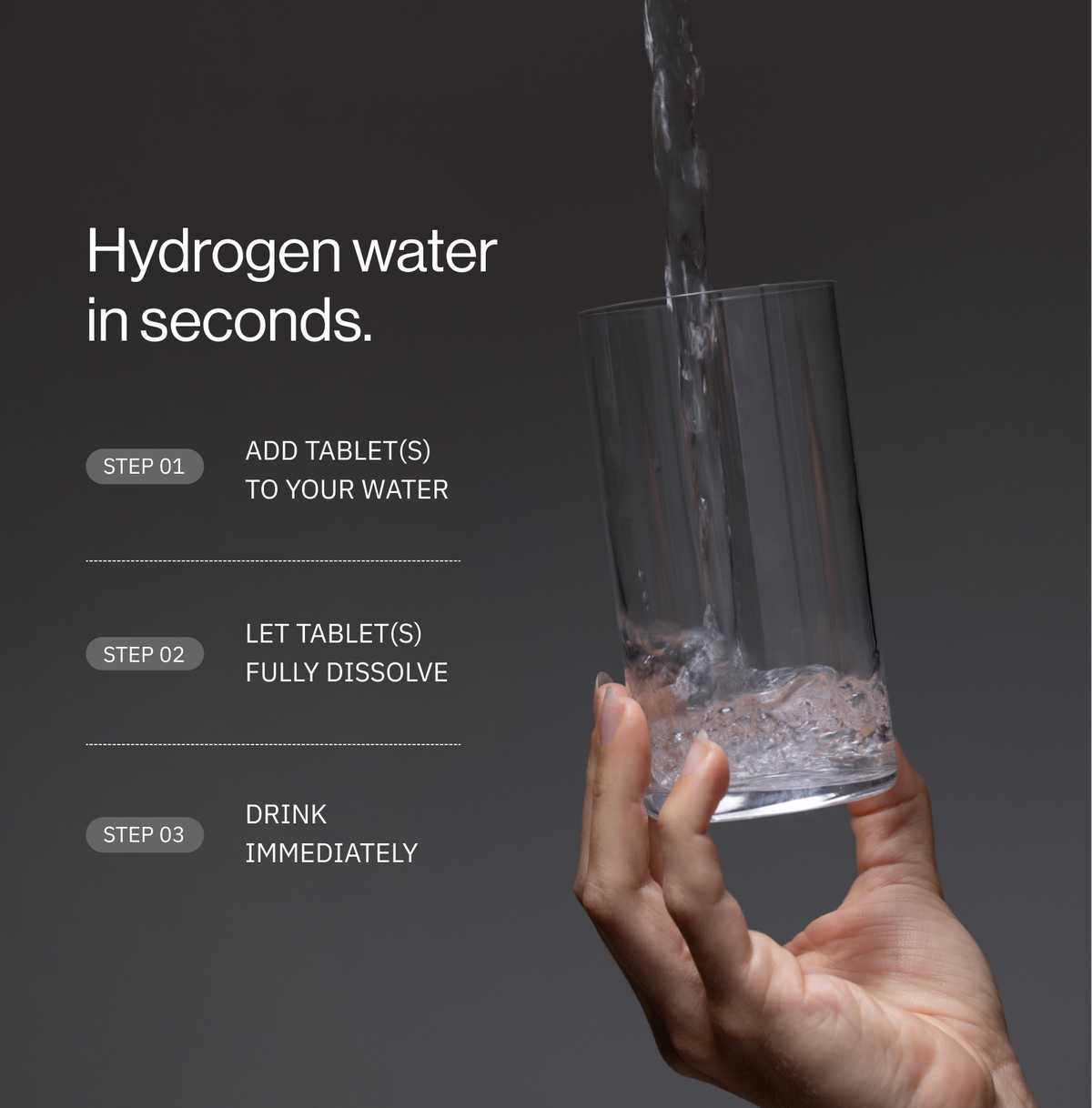 Molecular Hydrogen Tablets - Lemon-Lime
